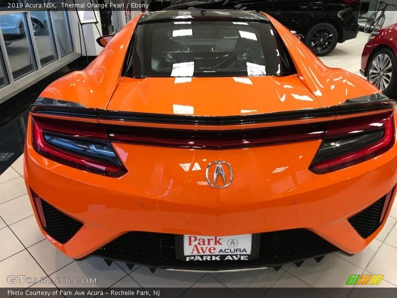 Thermal Orange Pearl / Ebony 2019 Acura NSX