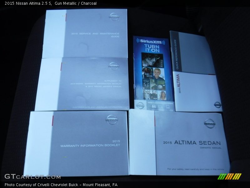 Gun Metallic / Charcoal 2015 Nissan Altima 2.5 S