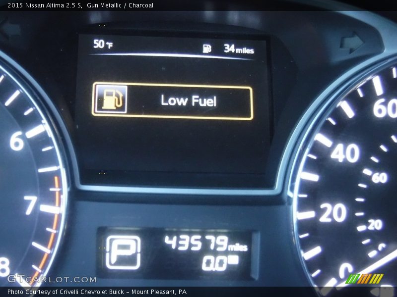 Gun Metallic / Charcoal 2015 Nissan Altima 2.5 S