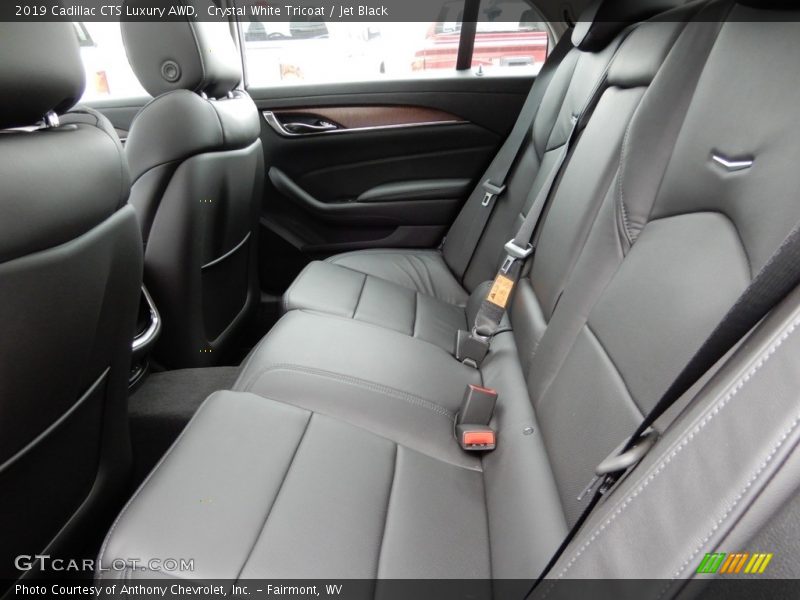 Crystal White Tricoat / Jet Black 2019 Cadillac CTS Luxury AWD