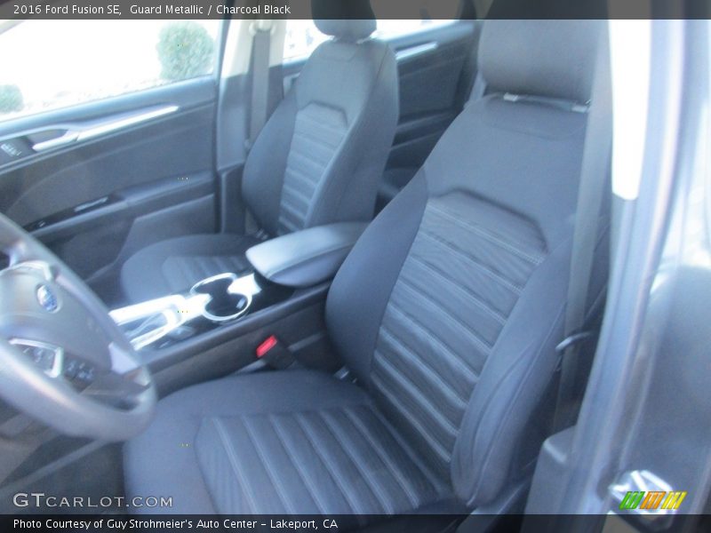 Guard Metallic / Charcoal Black 2016 Ford Fusion SE