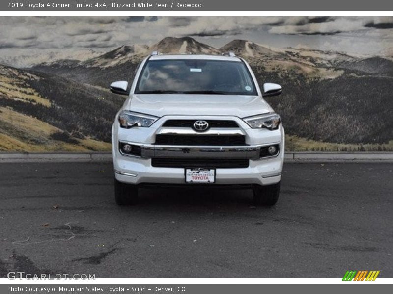 Blizzard White Pearl / Redwood 2019 Toyota 4Runner Limited 4x4