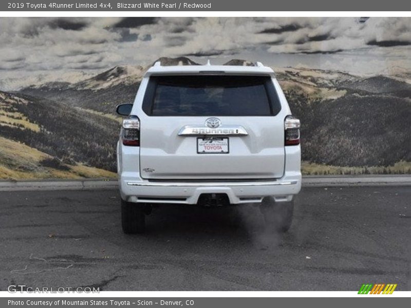 Blizzard White Pearl / Redwood 2019 Toyota 4Runner Limited 4x4