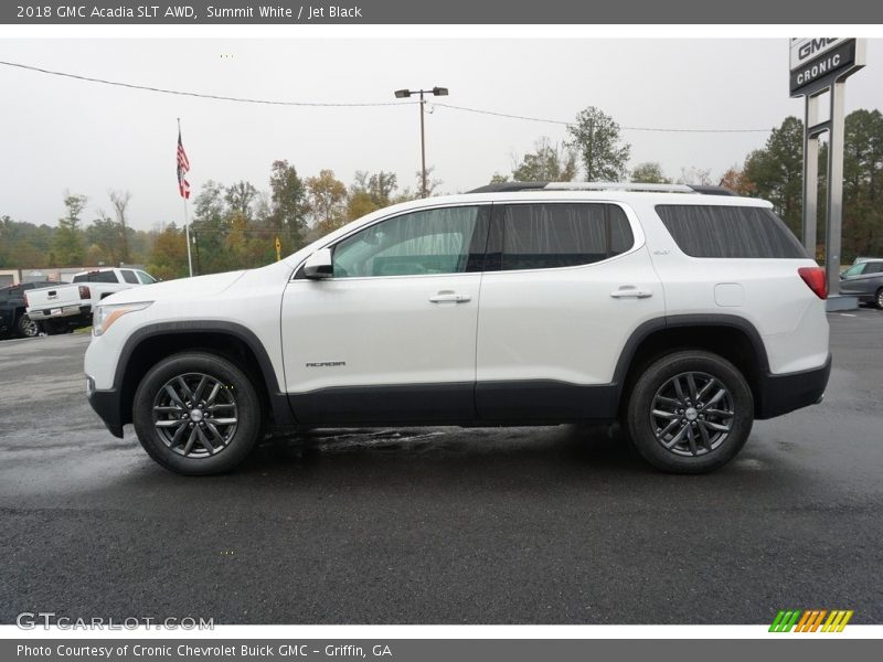 Summit White / Jet Black 2018 GMC Acadia SLT AWD