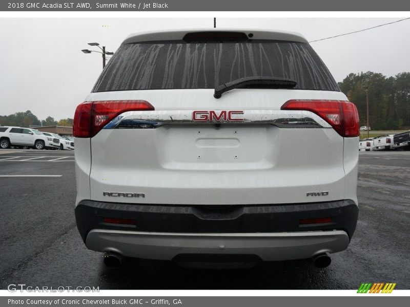 Summit White / Jet Black 2018 GMC Acadia SLT AWD