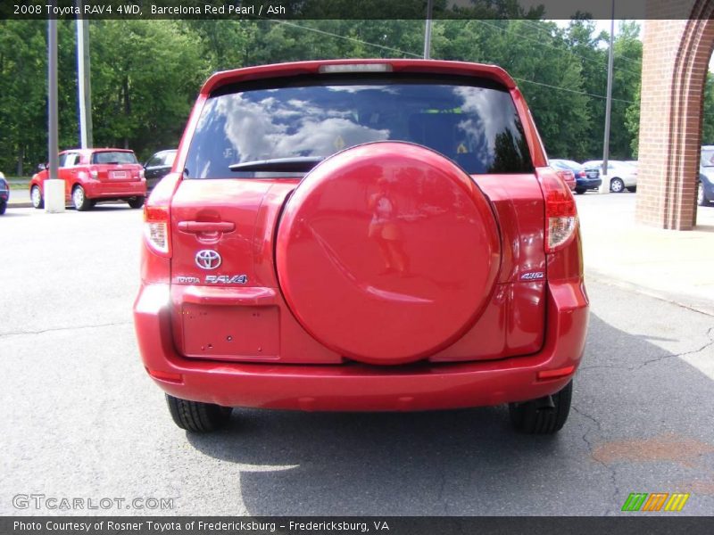 Barcelona Red Pearl / Ash 2008 Toyota RAV4 4WD