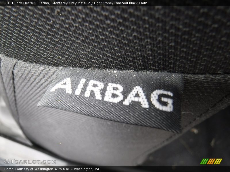 Monterey Grey Metallic / Light Stone/Charcoal Black Cloth 2011 Ford Fiesta SE Sedan