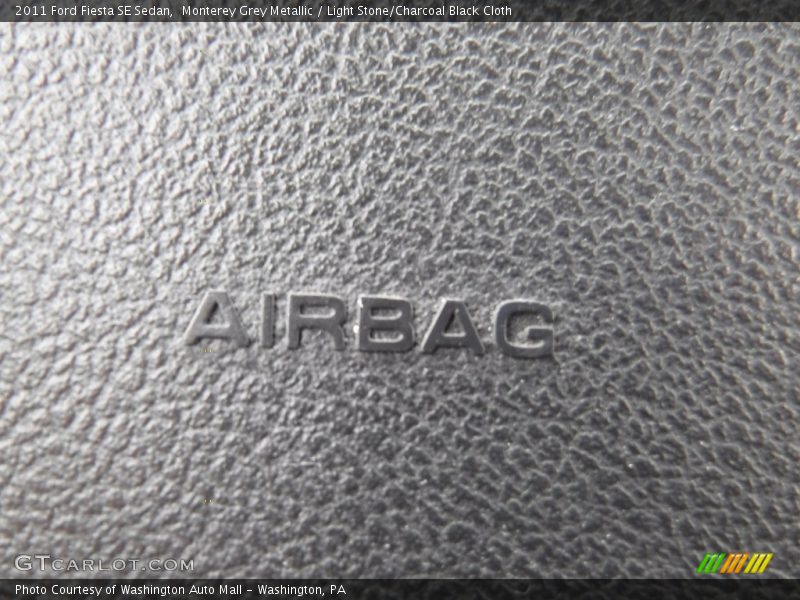 Monterey Grey Metallic / Light Stone/Charcoal Black Cloth 2011 Ford Fiesta SE Sedan