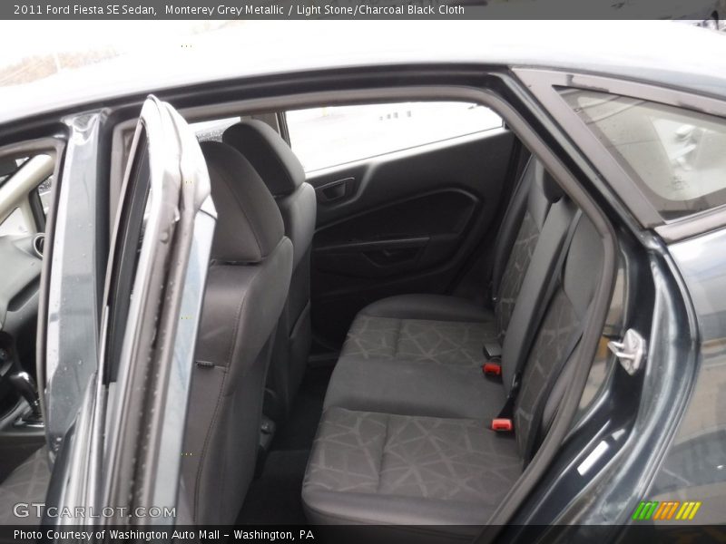 Monterey Grey Metallic / Light Stone/Charcoal Black Cloth 2011 Ford Fiesta SE Sedan