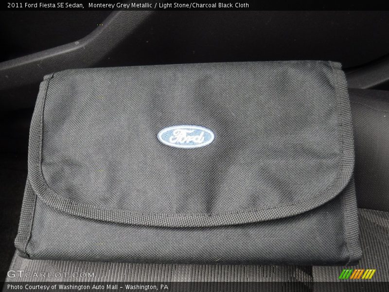Monterey Grey Metallic / Light Stone/Charcoal Black Cloth 2011 Ford Fiesta SE Sedan