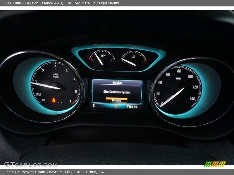 Chili Red Metallilc / Light Neutral 2018 Buick Envision Essence AWD