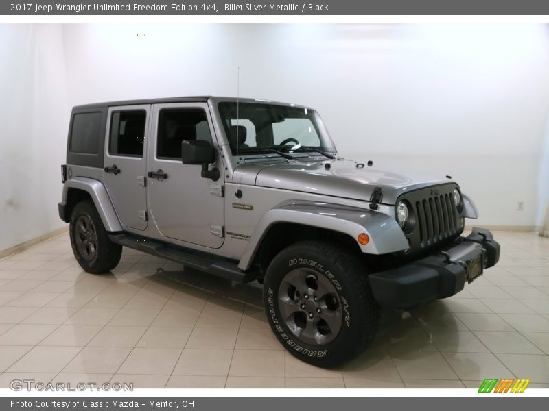 Billet Silver Metallic / Black 2017 Jeep Wrangler Unlimited Freedom Edition 4x4