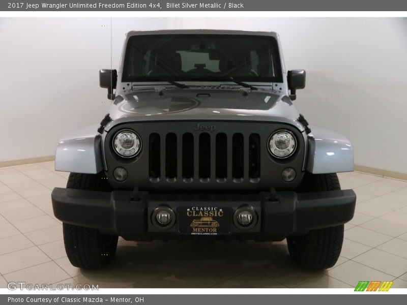 Billet Silver Metallic / Black 2017 Jeep Wrangler Unlimited Freedom Edition 4x4