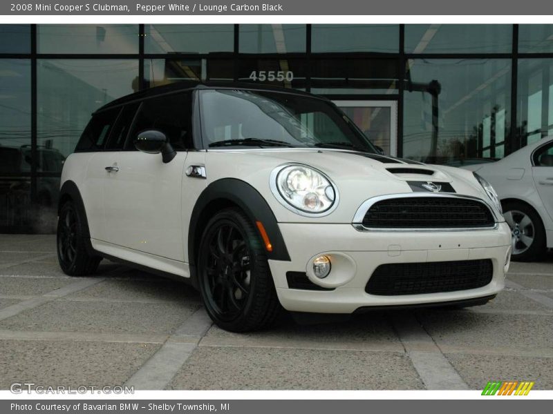 Pepper White / Lounge Carbon Black 2008 Mini Cooper S Clubman