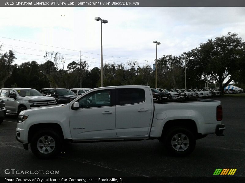 Summit White / Jet Black/Dark Ash 2019 Chevrolet Colorado WT Crew Cab
