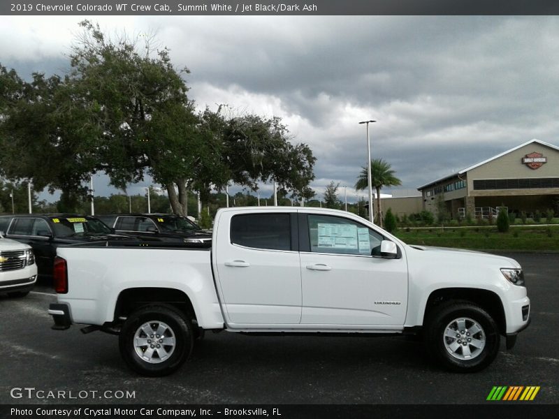 Summit White / Jet Black/Dark Ash 2019 Chevrolet Colorado WT Crew Cab