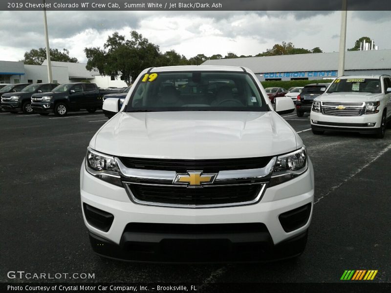 Summit White / Jet Black/Dark Ash 2019 Chevrolet Colorado WT Crew Cab