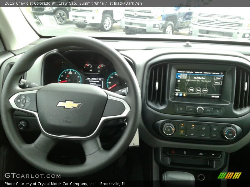Summit White / Jet Black/Dark Ash 2019 Chevrolet Colorado WT Crew Cab