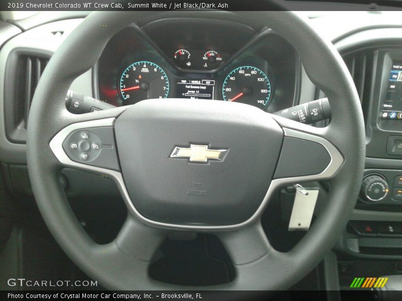 Summit White / Jet Black/Dark Ash 2019 Chevrolet Colorado WT Crew Cab