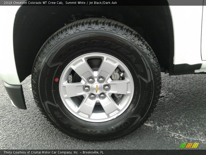 Summit White / Jet Black/Dark Ash 2019 Chevrolet Colorado WT Crew Cab