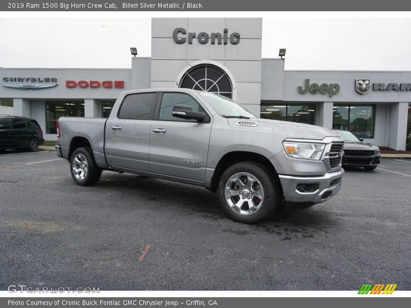 Billett Silver Metallic / Black 2019 Ram 1500 Big Horn Crew Cab