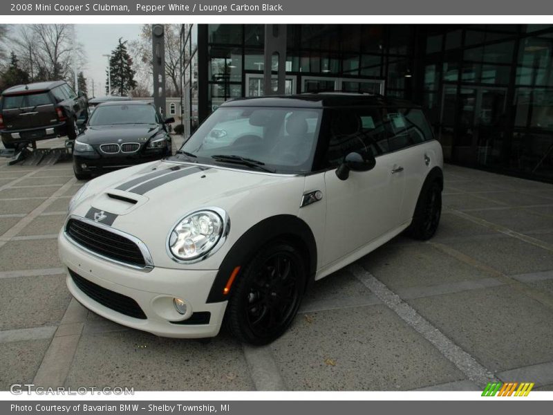 Pepper White / Lounge Carbon Black 2008 Mini Cooper S Clubman