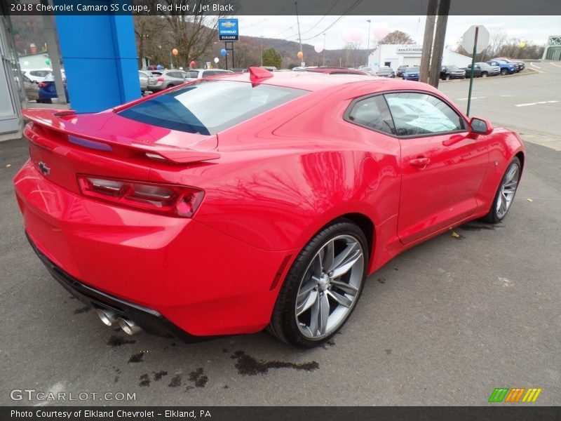 Red Hot / Jet Black 2018 Chevrolet Camaro SS Coupe