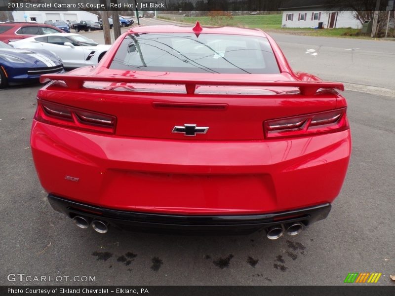 Red Hot / Jet Black 2018 Chevrolet Camaro SS Coupe
