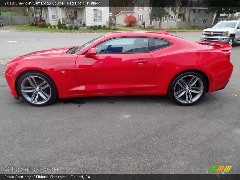 Red Hot / Jet Black 2018 Chevrolet Camaro SS Coupe