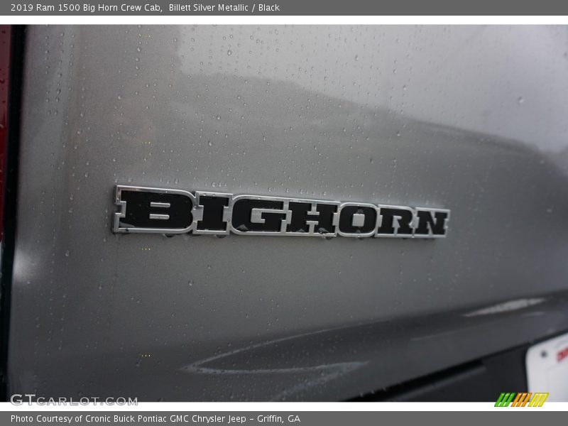 Billett Silver Metallic / Black 2019 Ram 1500 Big Horn Crew Cab