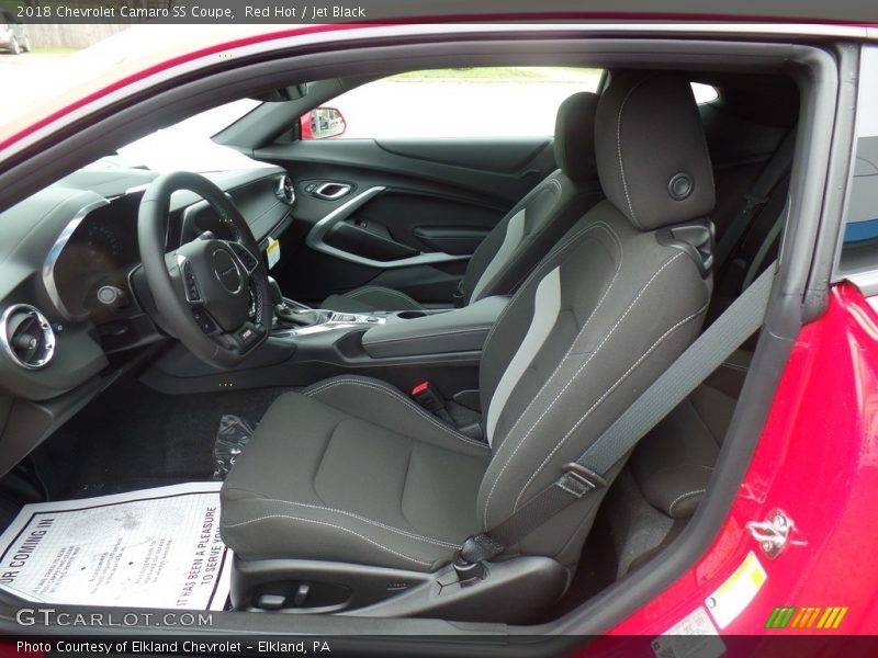 Front Seat of 2018 Camaro SS Coupe