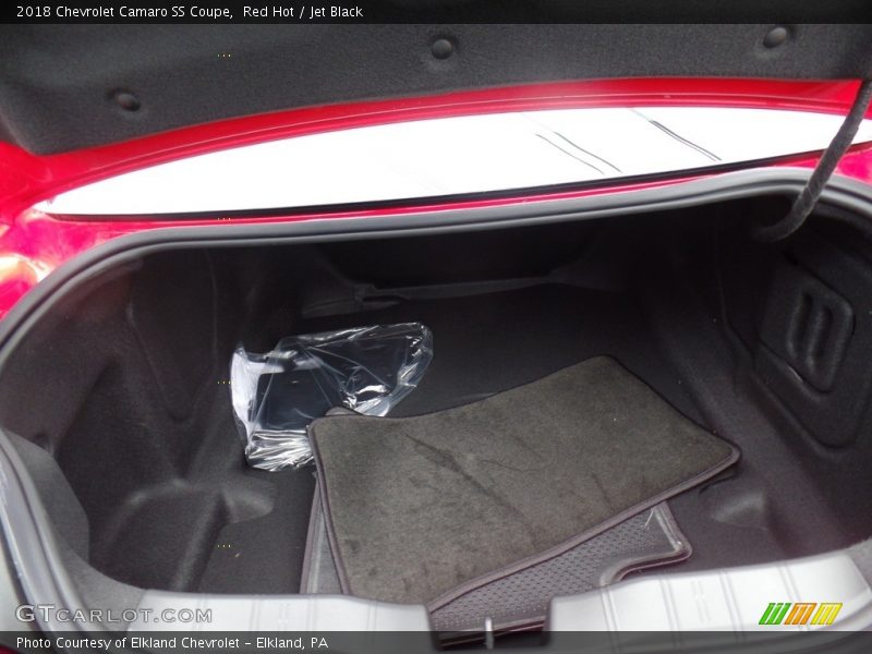  2018 Camaro SS Coupe Trunk