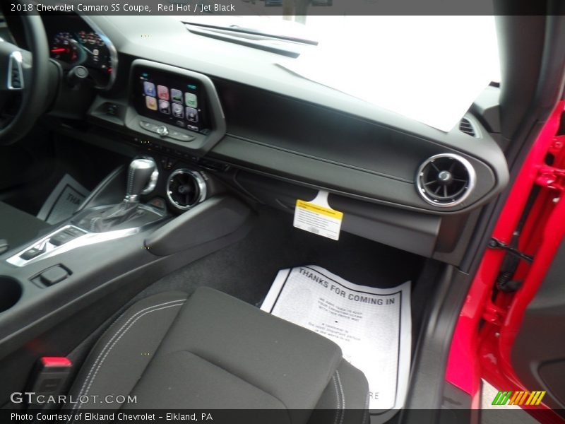 Red Hot / Jet Black 2018 Chevrolet Camaro SS Coupe