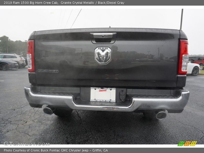 Granite Crystal Metallic / Black/Diesel Gray 2019 Ram 1500 Big Horn Crew Cab