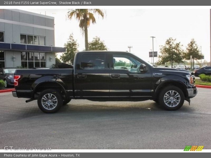 Shadow Black / Black 2018 Ford F150 Lariat SuperCrew