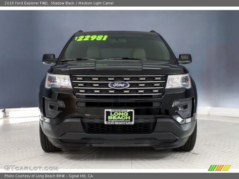 Shadow Black / Medium Light Camel 2016 Ford Explorer FWD