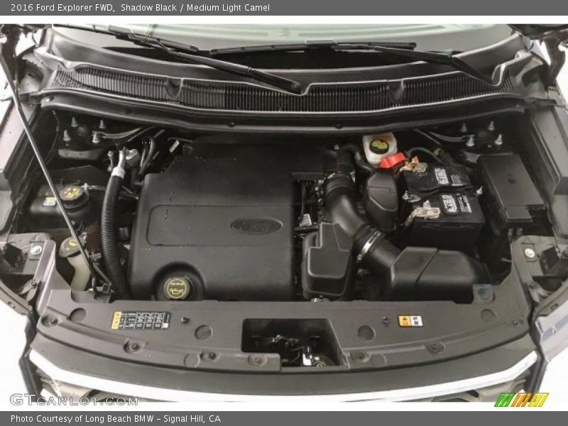 Shadow Black / Medium Light Camel 2016 Ford Explorer FWD