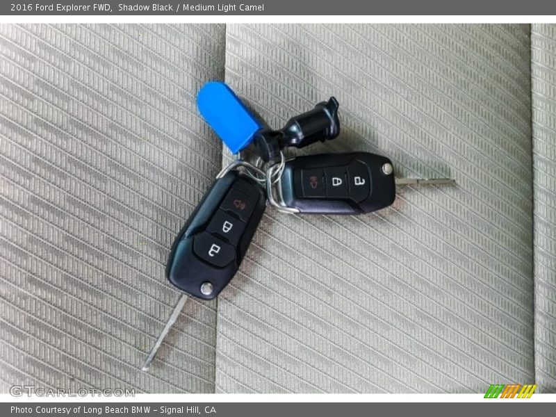Shadow Black / Medium Light Camel 2016 Ford Explorer FWD