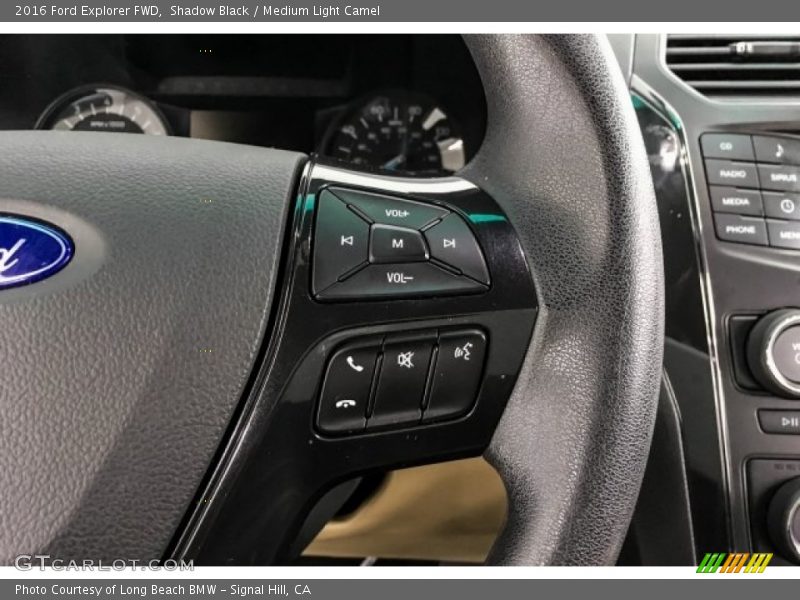Shadow Black / Medium Light Camel 2016 Ford Explorer FWD