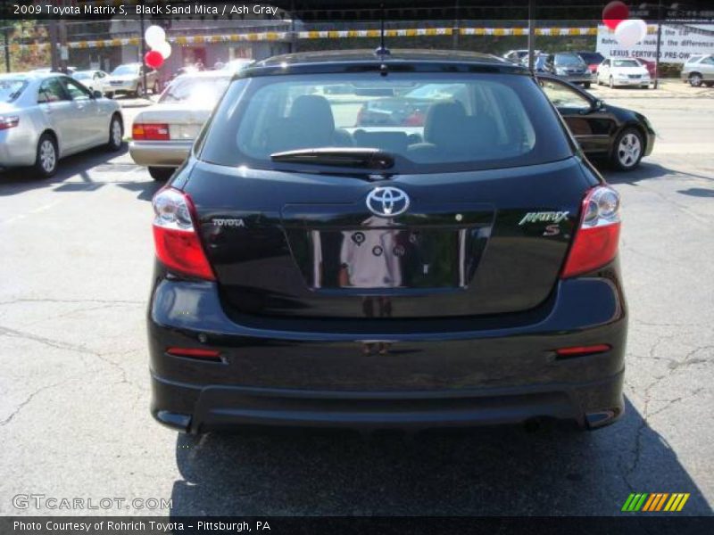 Black Sand Mica / Ash Gray 2009 Toyota Matrix S