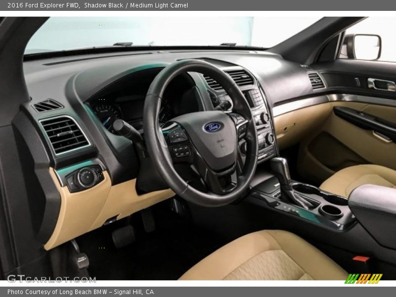 Shadow Black / Medium Light Camel 2016 Ford Explorer FWD