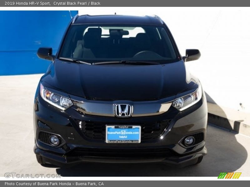 Crystal Black Pearl / Black 2019 Honda HR-V Sport