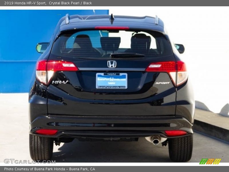 Crystal Black Pearl / Black 2019 Honda HR-V Sport