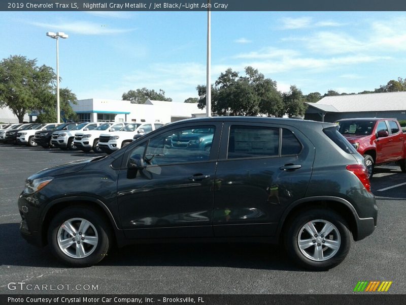 Nightfall Gray Metallic / Jet Black/­Light Ash Gray 2019 Chevrolet Trax LS