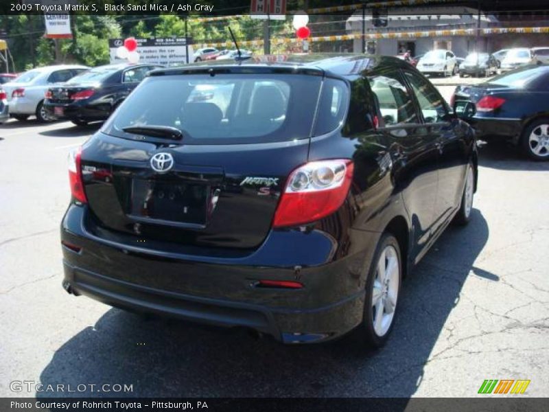 Black Sand Mica / Ash Gray 2009 Toyota Matrix S