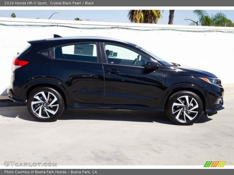 Crystal Black Pearl / Black 2019 Honda HR-V Sport