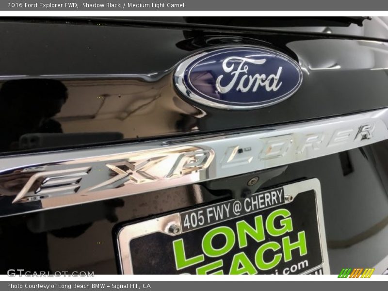 Shadow Black / Medium Light Camel 2016 Ford Explorer FWD