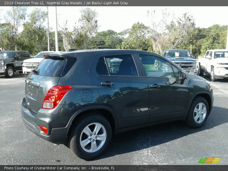 Nightfall Gray Metallic / Jet Black/­Light Ash Gray 2019 Chevrolet Trax LS