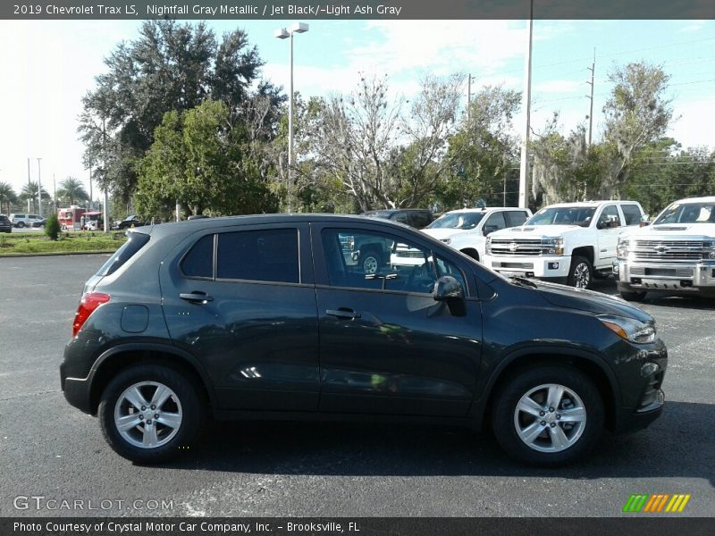 Nightfall Gray Metallic / Jet Black/­Light Ash Gray 2019 Chevrolet Trax LS