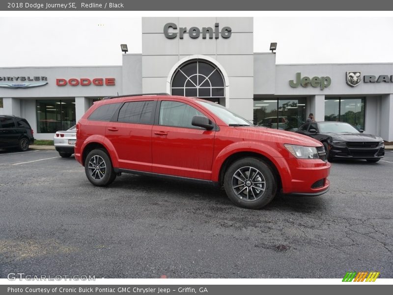 Redline / Black 2018 Dodge Journey SE